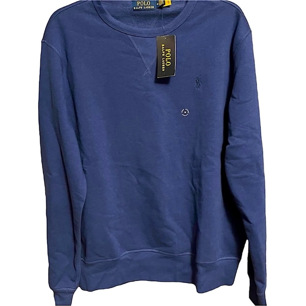 Mens Polo Ralph Lauren Sweatshirt SM Polo Ralph Lauren CREW Embroidered Logo NWT